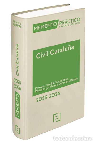 Libros: Memento Civil Catalu&ntilde;a 2025-2026- 9788410431683