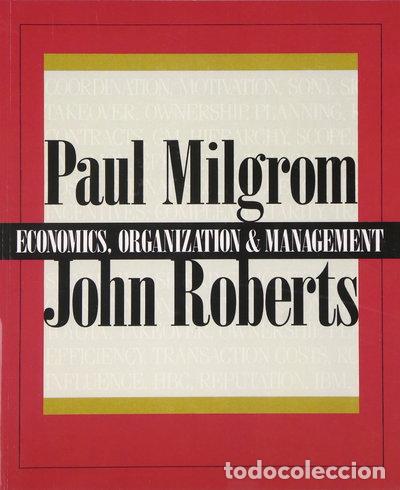 Libros: Economics, Organization and Management- 9780132246507