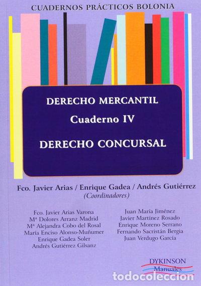 Livros em segunda m&atilde;o: Cuadernos pr&aacute;cticos Bolonia. Derecho Mercantil. Cuaderno IV. Derecho concursal- 9788490311240