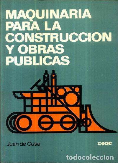 Libros: Maquinaria para la construcci&oacute;n y obras p&uacute;blicas- 9788432921063