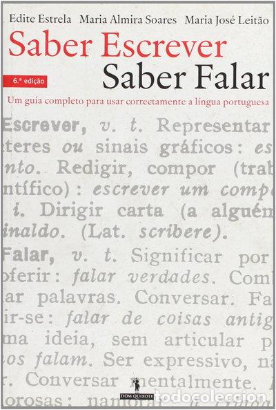 Livros em segunda m&atilde;o: Saber Escrever Saber Falar- 9789722025348