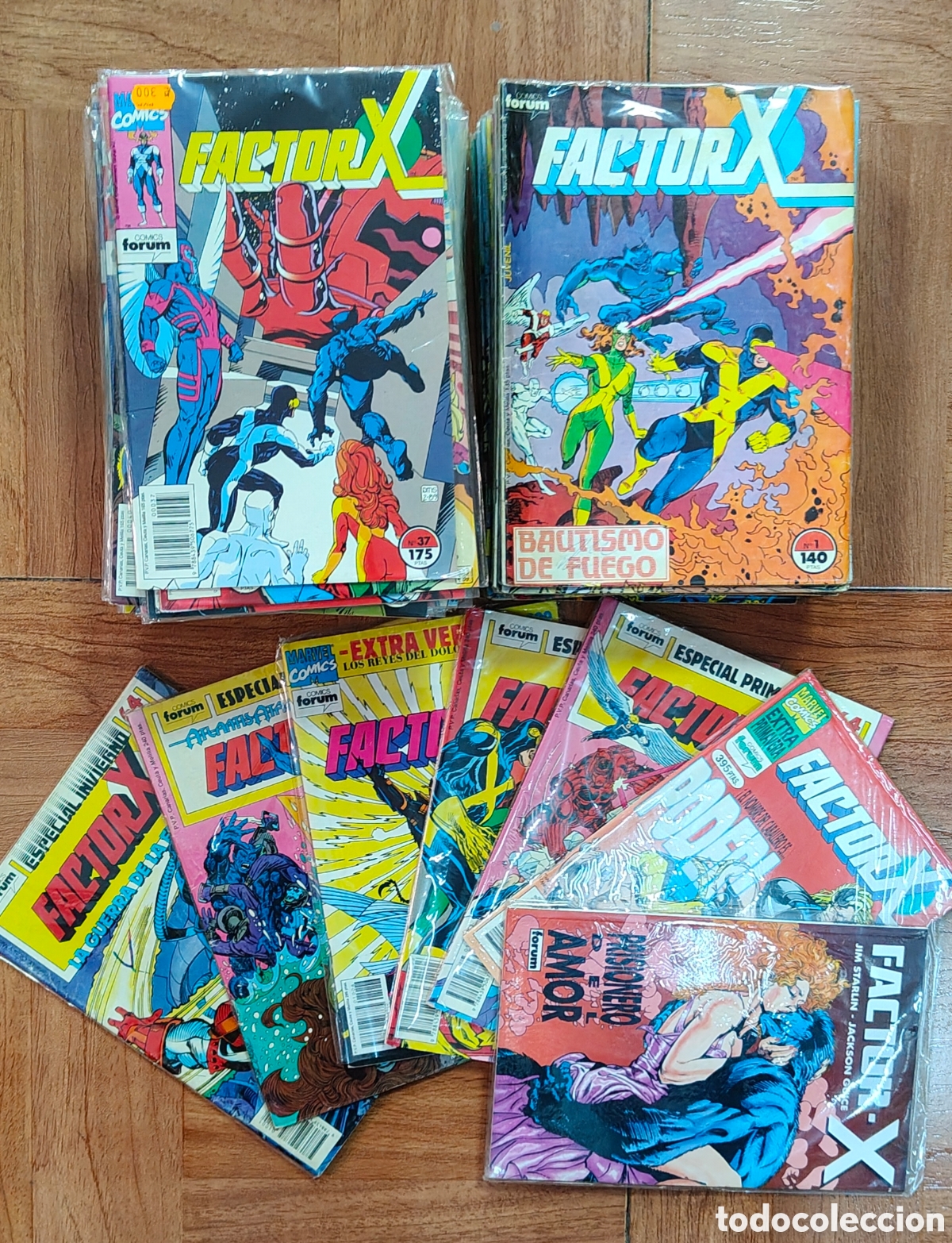 Livros em segunda m&atilde;o: Factor-X � Vol. 1 � 94 N&uacute;meros (3 Retapados) + 6 Especiales � Completa � F&oacute;rum - VV. AA.