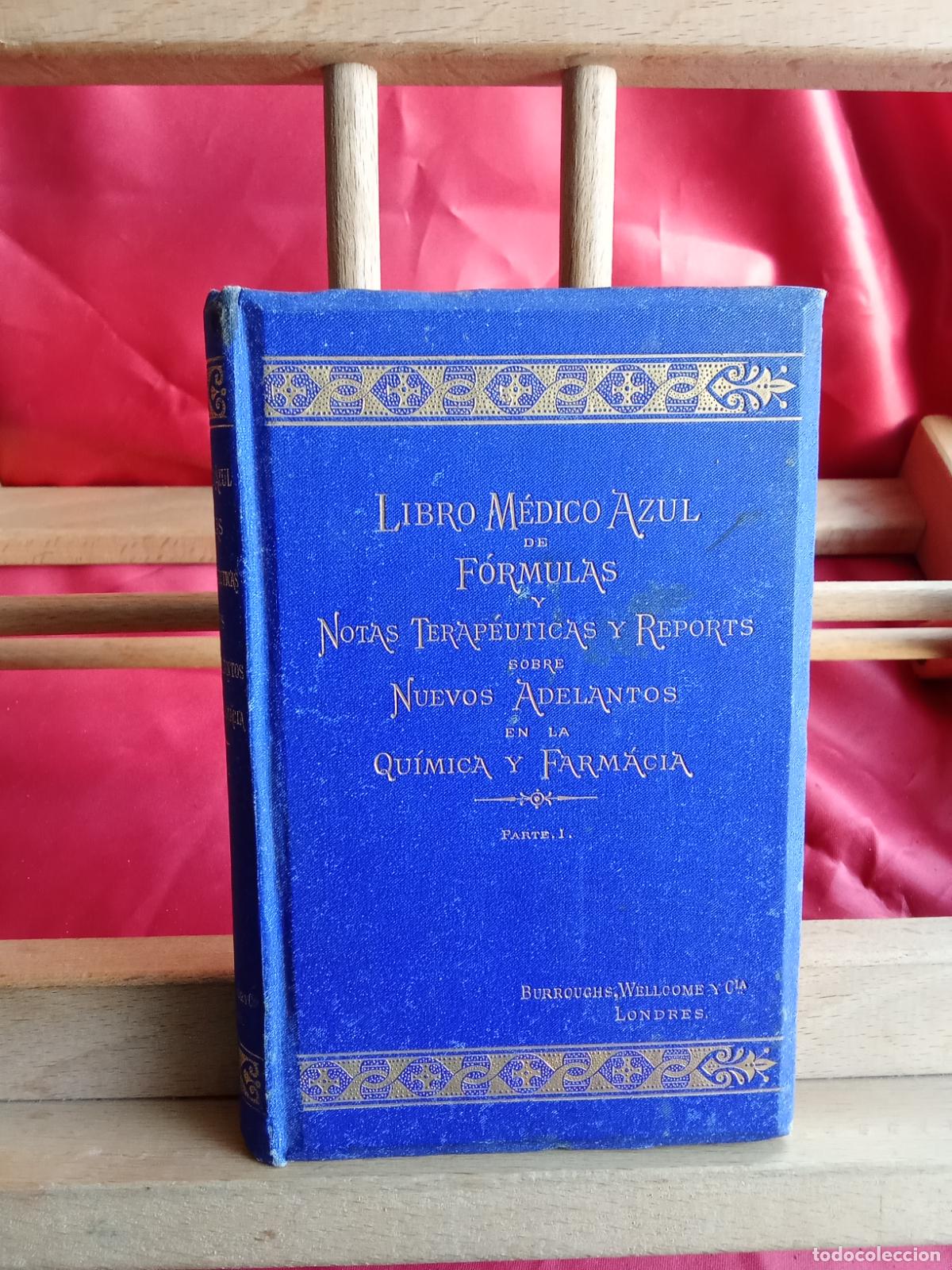 Libros: Libro m&eacute;dico azul de f&oacute;rmulas REI.813