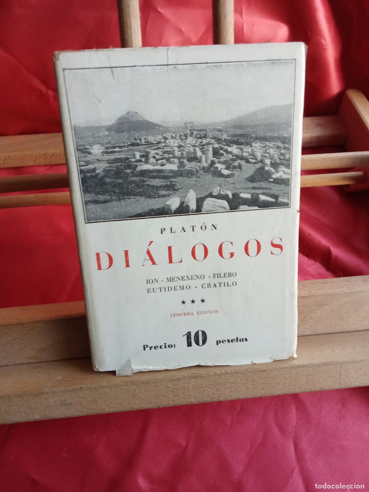 Livres: Dialogos (parte III): Ion Menexeno, Filebro, Eutidemo, Cratillo. Plat&oacute;n N.5038