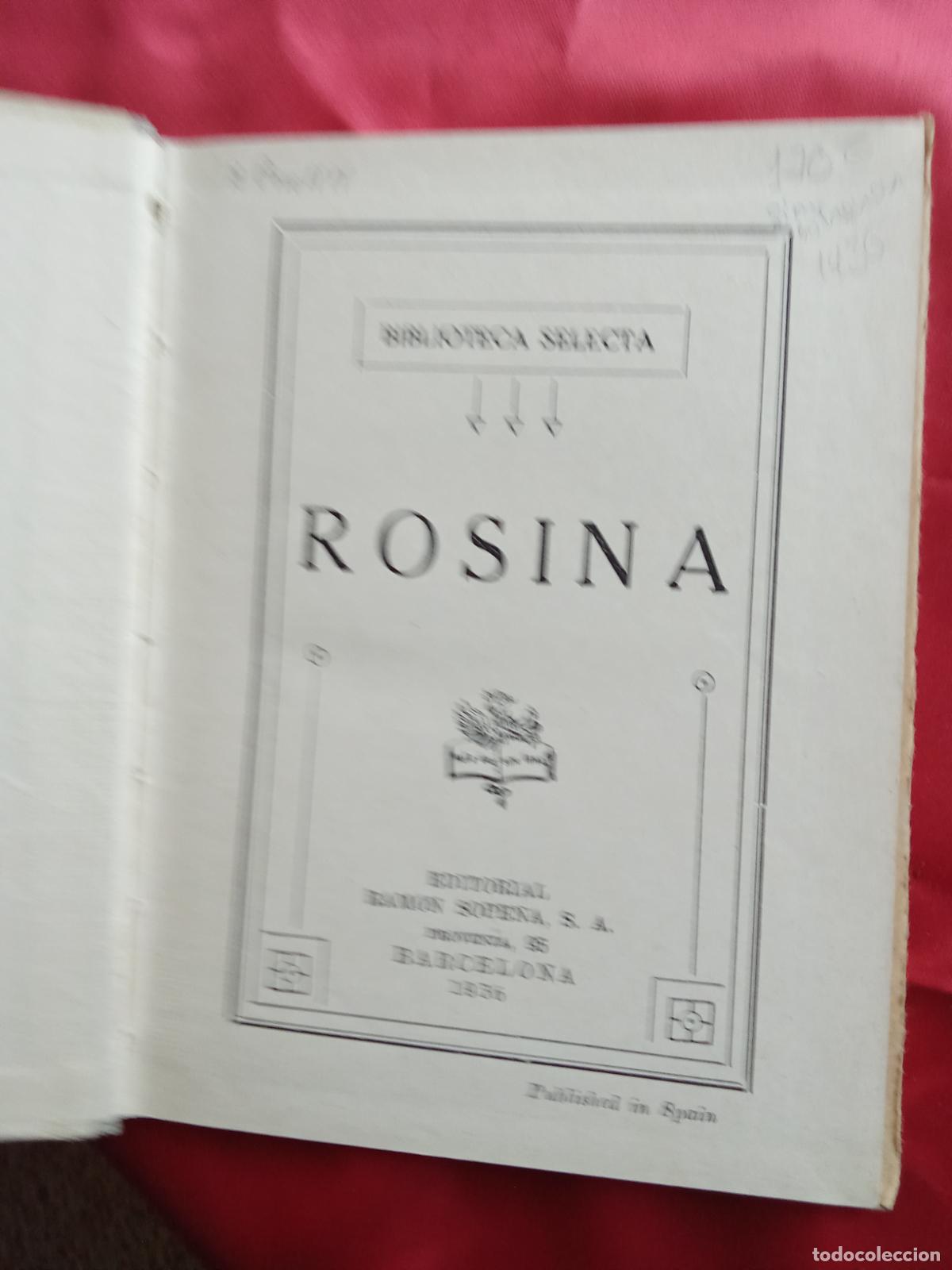 Libros: Rosina. Ram&oacute;n Sopena 1936 N.5039 - Foto 2