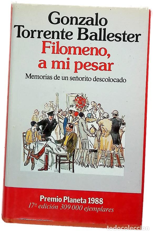 Livres: Filomeno, a mi pesar memorias de un se&ntilde;orito descolocado