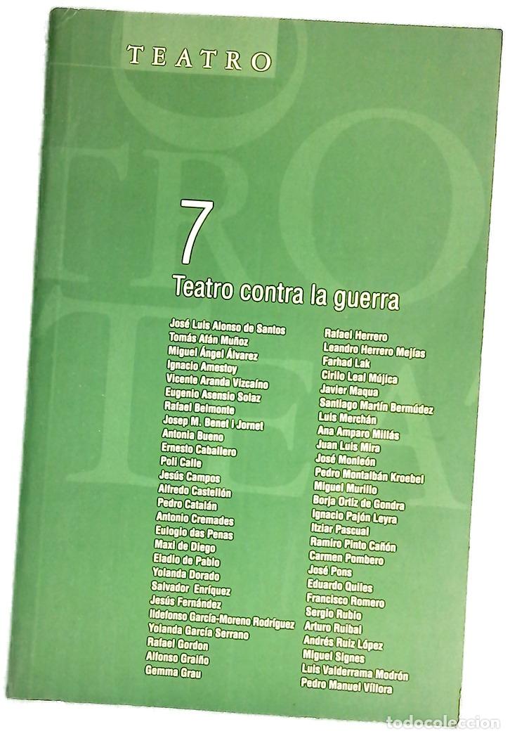 Libros: Teatro contra la guerra - Alonso de Santos, Jos&eacute; Luis