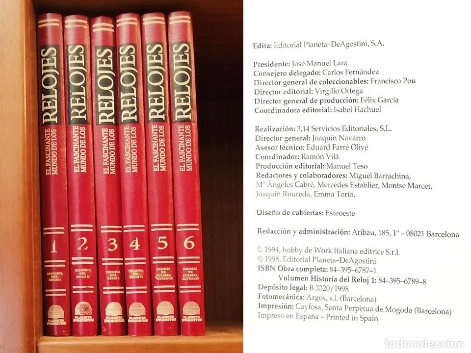 Libros: EL FASCINANTE MUNDO DE LOS RELOJES