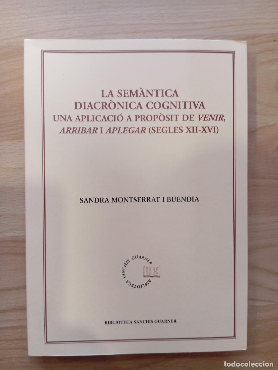 Libros: 'La sem&agrave;ntica diacr&ograve;nica cognitiva'. Sandra Montserrat i Buendia.