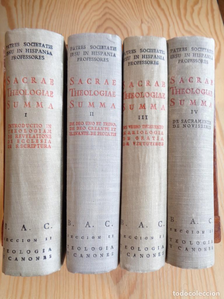 B&uuml;cher: SACRAE THEOLOGIAE SUMMA (4 Tomos) (Completa) - PATRES SOCIETATIS IESU IN HISPANIA PROFESSORES