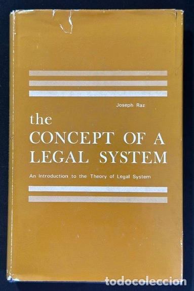 Libros: THE CONCEPT OF A LEGAL SYSTEM. An Introduction to the Theory of Legal System - RAZ, Joseph
