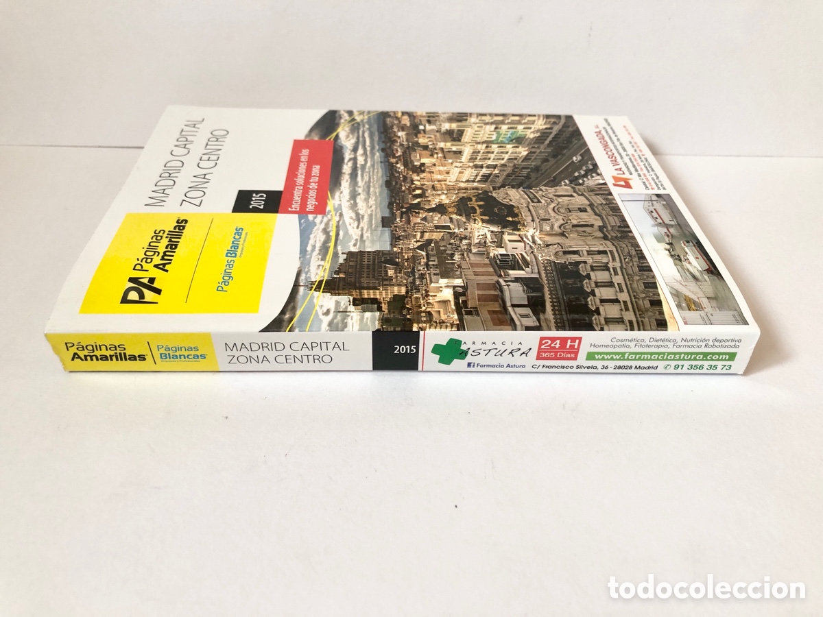 Libros: P&aacute;ginas amarillas. Madrid, zona centro 2015 - Foto 3