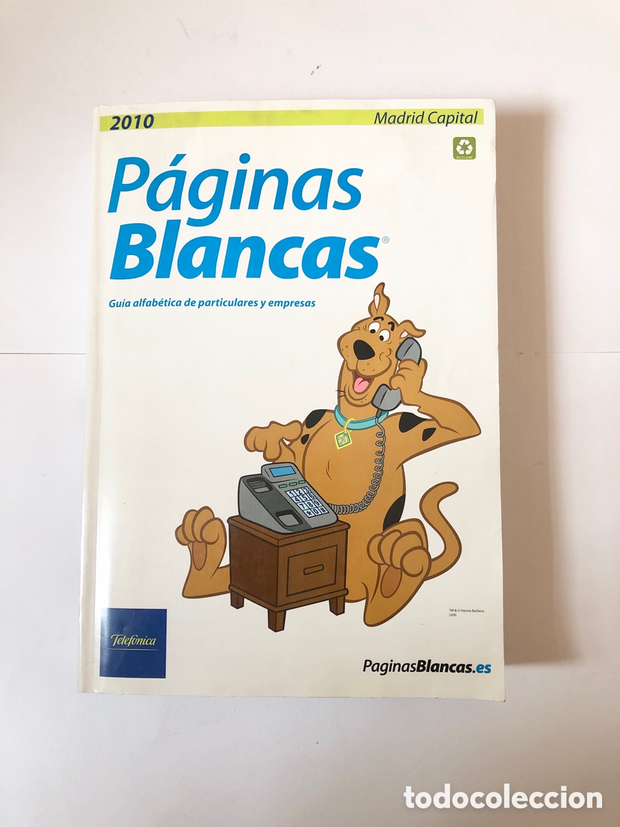 Libros: P&aacute;ginas blancas Madrid capital 2010
