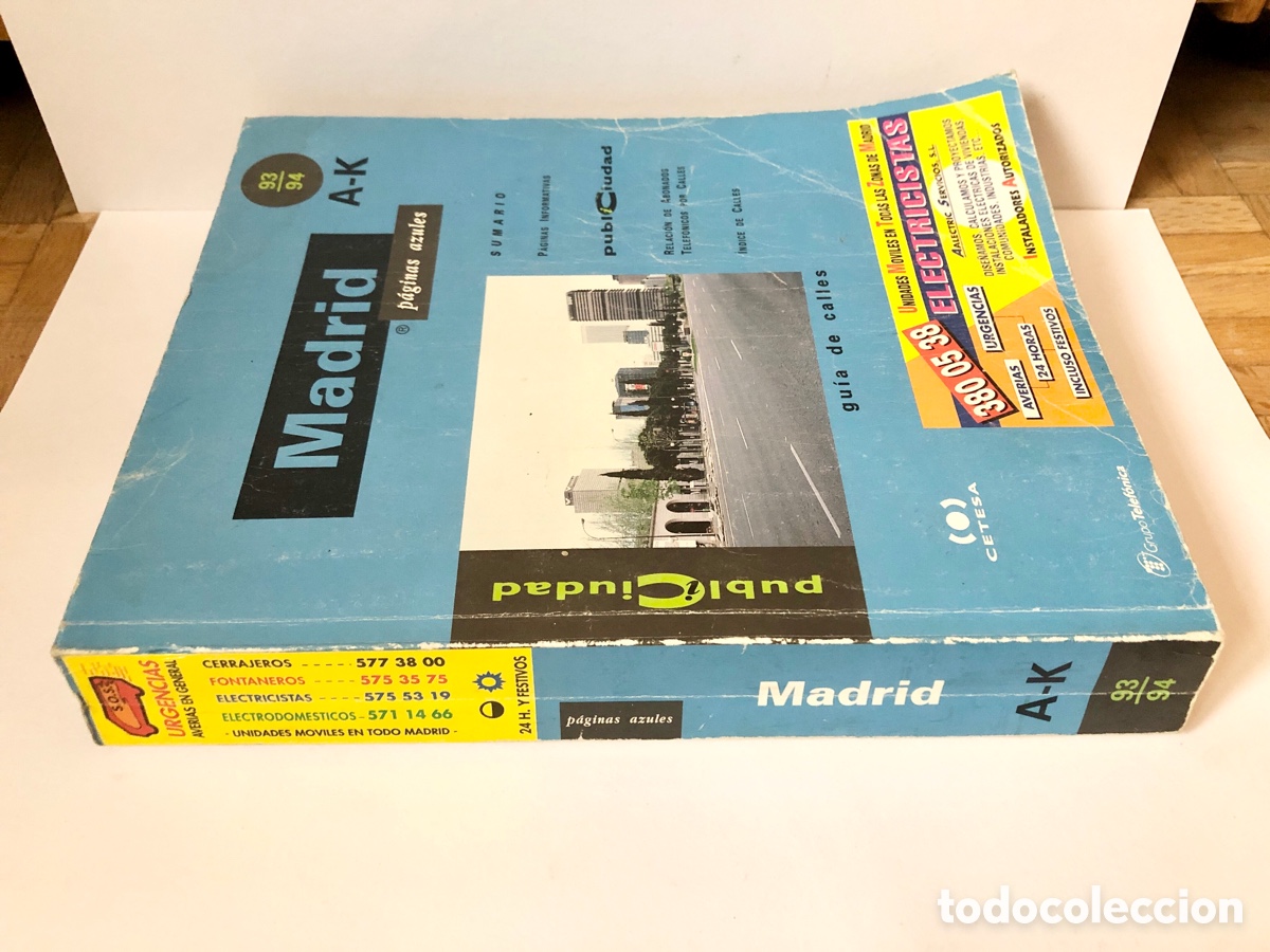 Libros: P&aacute;ginas azules Madrid 93-94 - Foto 6