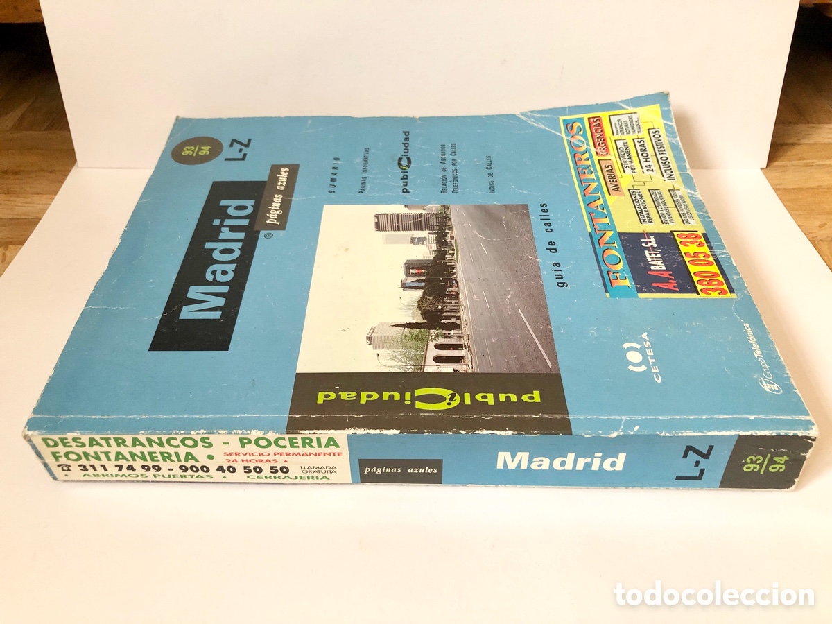 Libros: P&aacute;ginas azules Madrid 93-94 - Foto 10