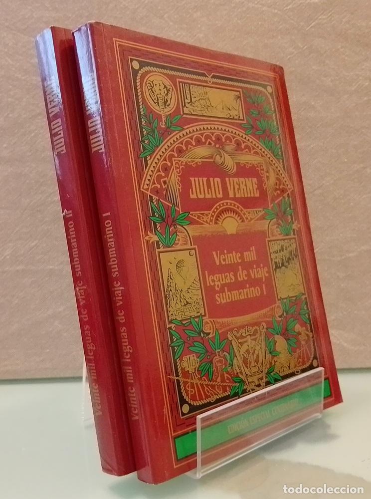 Libros: Veinte mil leguas de viaje submarino I y II o 1 y 2 (los dos tomos, obra completa) - Julio Verne