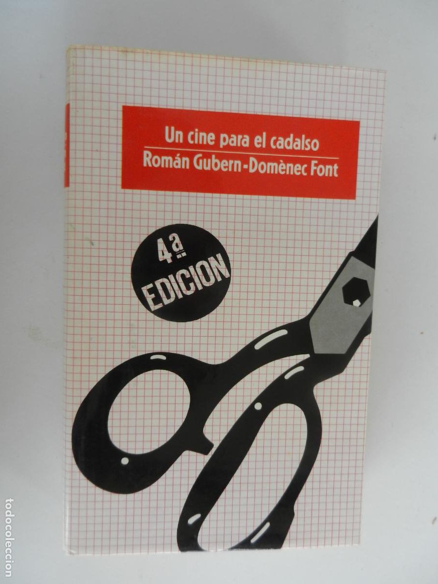 Libros: UN CINE PARA EL CADALSO - ROMAN GUBERN - DOMENEC FONT -EUROS -1976-