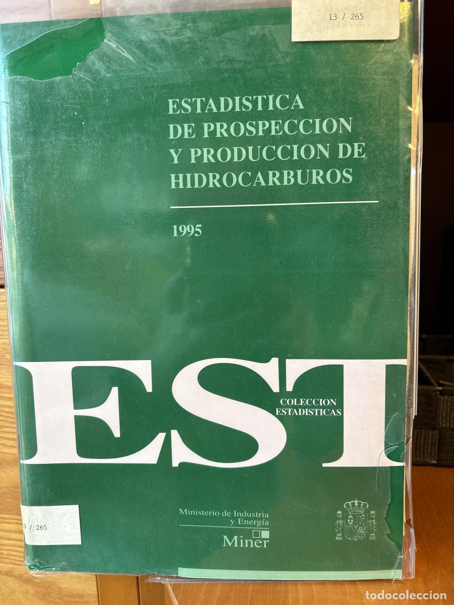 books: Estad&iacute;sticas de prospecci&oacute;n y producci&oacute;n de hidrocarburos 1995 - TDK139