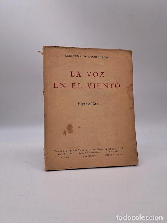 Libros: CHAMPOURCIN, Ernestina de. - La voz en el viento.