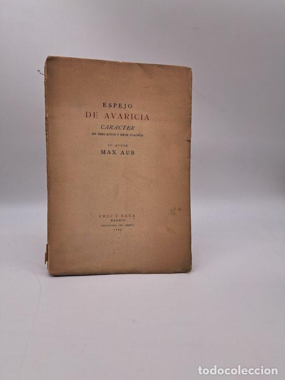 Libros: AUB, Max. - Espejo de avaricia.