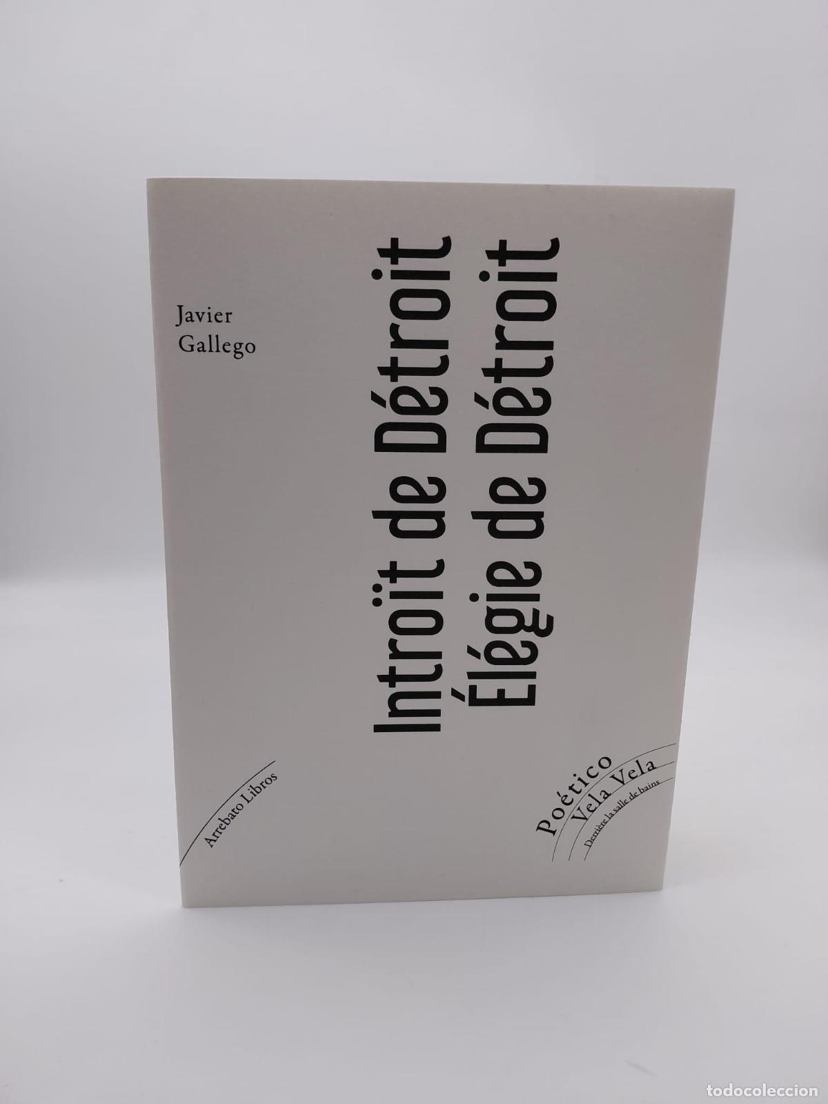 Libros: GALLEGO, Javier. - Intro&iuml;t de D&eacute;troit / &Eacute;l&eacute;gie de D&eacute;troit.
