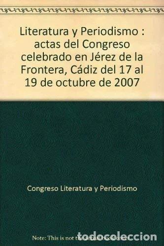 Libros: Literatura y Periodismo- 9788461331727