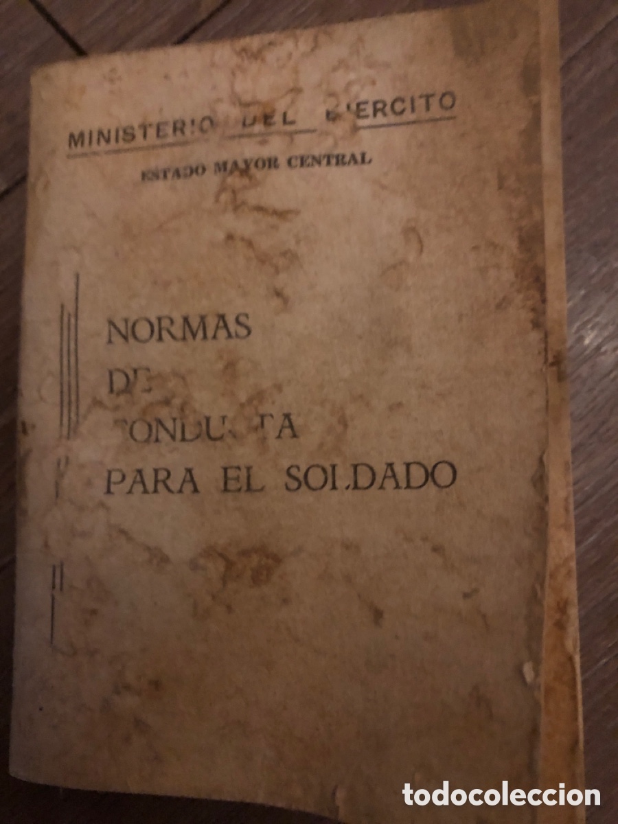 Libros: Normas de conducta para el soldado