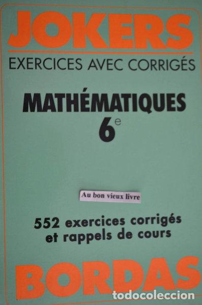 Libros: Math&eacute;matiques 6e- 9782040183400