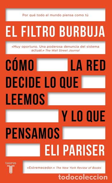 Livros em segunda m&atilde;o: El filtro burbuja- 9788430618712