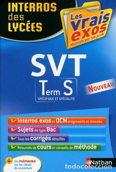 Libros: Interros des Lyc&eacute;es SVT Term S- 9782091887265