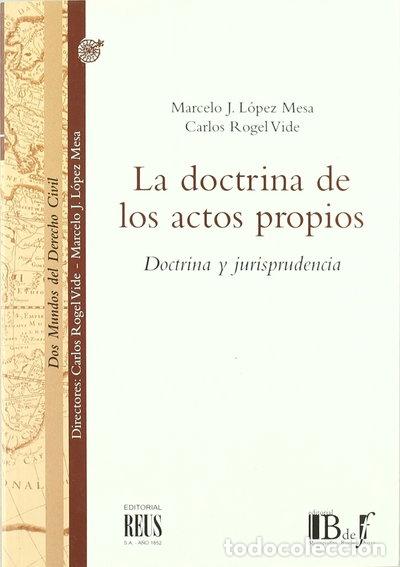 Libri di seconda mano: La doctrina de los actos propios- 9788429014242