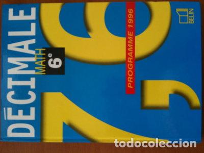 Libros: D&eacute;cimale, math 6e- 9782701119892