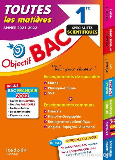 books: Objectif Bac Toutes les mati&egrave;res 1re Sp&eacute;cialit&eacute;s scientifiques- 9782017150763