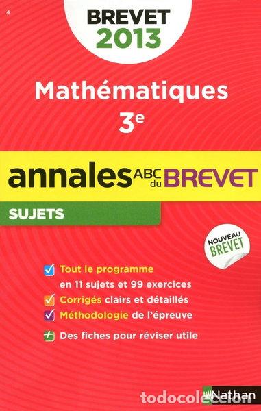 Libros: Math&eacute;matiques 3e- 9782091884912