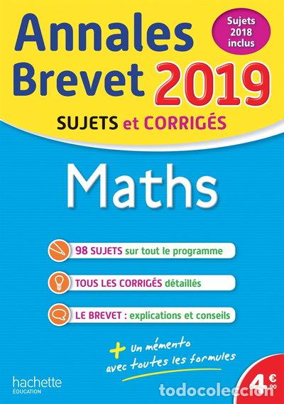 Libri di seconda mano: Annales nouveau brevet 2019 maths- 9782017016038