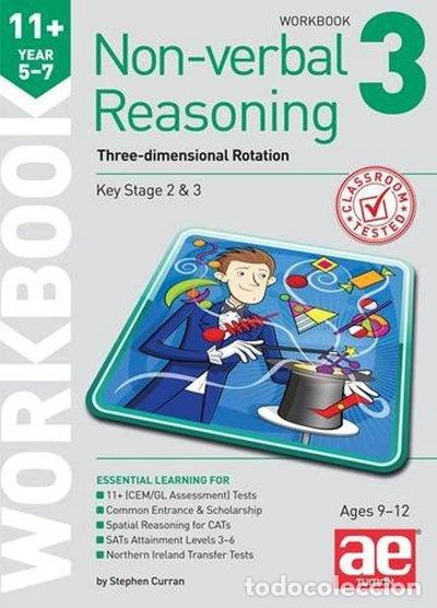 books: 11+ Non-verbal Reasoning Year 5-7 Workbook 3: Three-dimensional Rotation- 9781910107683