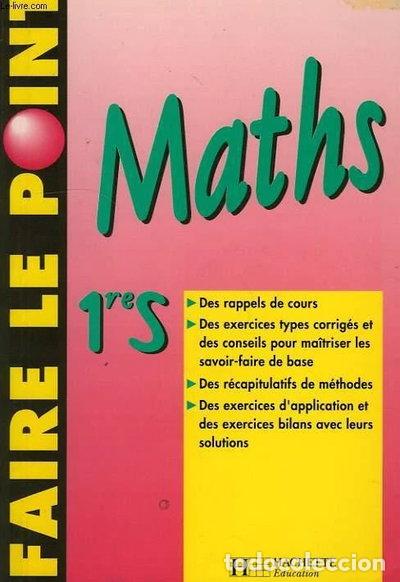 Libri di seconda mano: Maths, 1re S- 9782010207624
