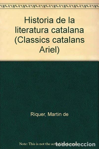 Livros em segunda m&atilde;o: Hist&ograve;ria de la literatura catalana- 9788434475045