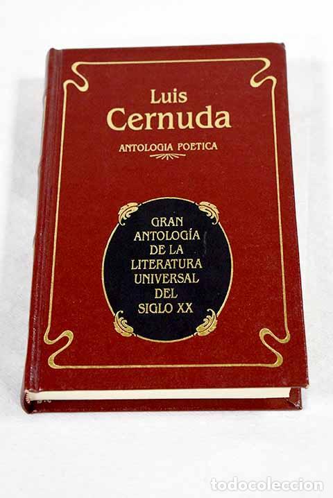 Libros: Antolog&iacute;a po&eacute;tica: Cernuda, Luis.- Cernuda, Luis