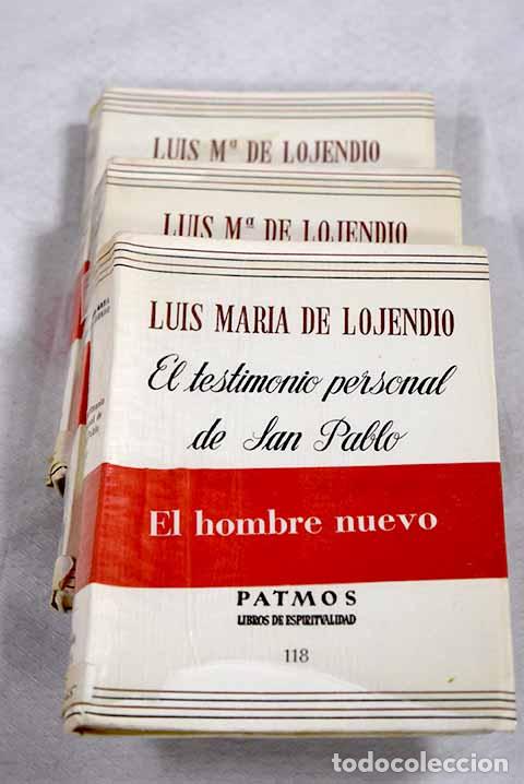 Livros em segunda m&atilde;o: El testimonio personal de San Pablo.- Lojendio, Luis Mar&iacute;a de