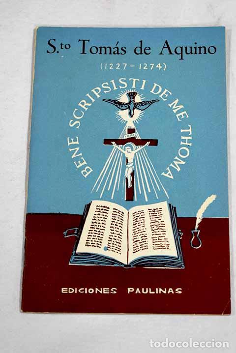 Livros em segunda m&atilde;o: Santo Tomas de Aquino, doctor de la Iglesia y patrono de las Escuelas Catolicas (1227-1274)