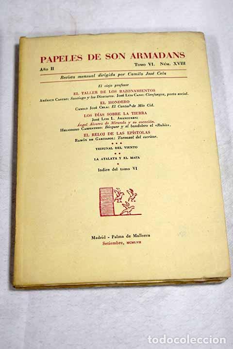 Libros: Papeles de Son Armadans: revista. N&ordm; 18