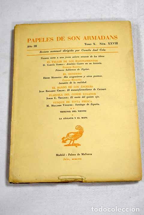 Libros: Papeles de Son Armadans: revista. N&ordm; 28