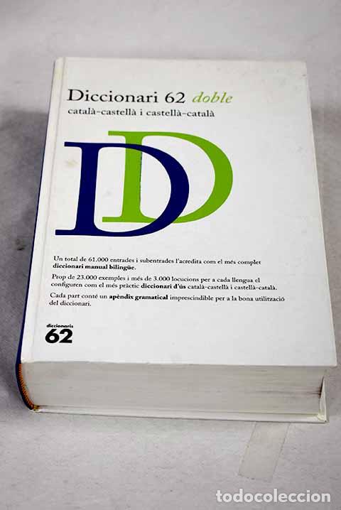 Libros: Diccionari 62 doble: catala-castella/castella-catala