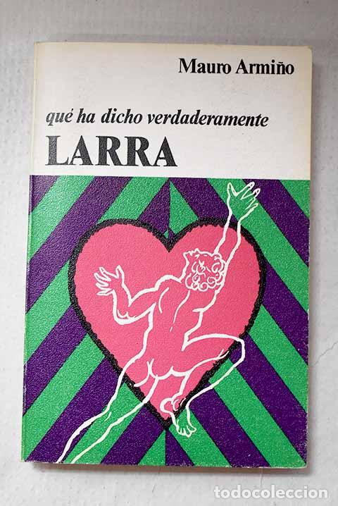 Libros: Larra: Armi&ntilde;o, Mauro.- Armi&ntilde;o, Mauro