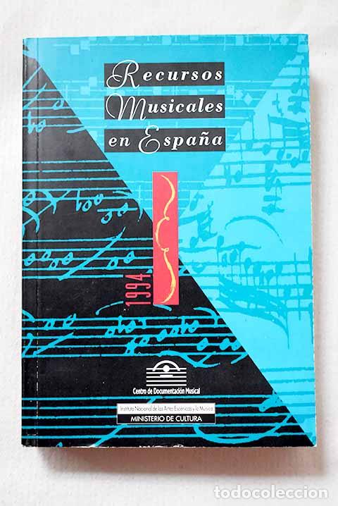Libros: Recursos musicales en Espa&ntilde;a
