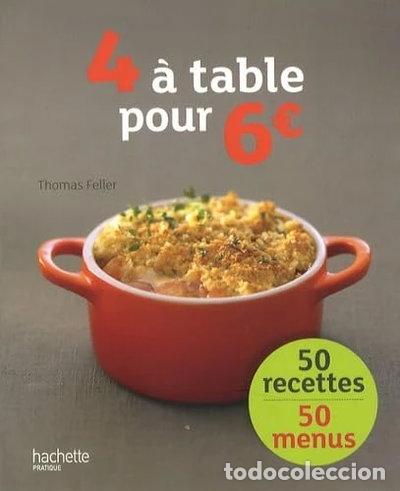 Libros: 4 &agrave; table pour 6 euros- 9782012379367