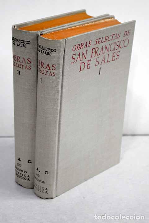 Libros: Obras selectas de san Francisco de Sales.- Sales, San Francisco de