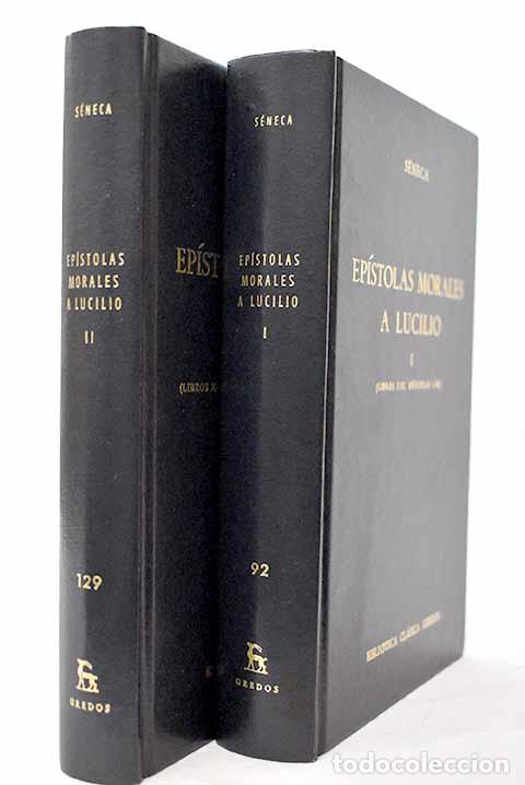 Libros: Ep&iacute;stolas morales a Lucilio.- S&eacute;neca, Lucio Anneo