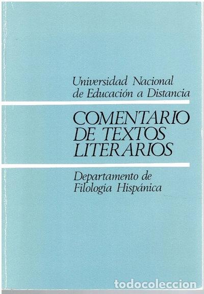 B&uuml;cher: Comentario de textos literarios- 9788436213584